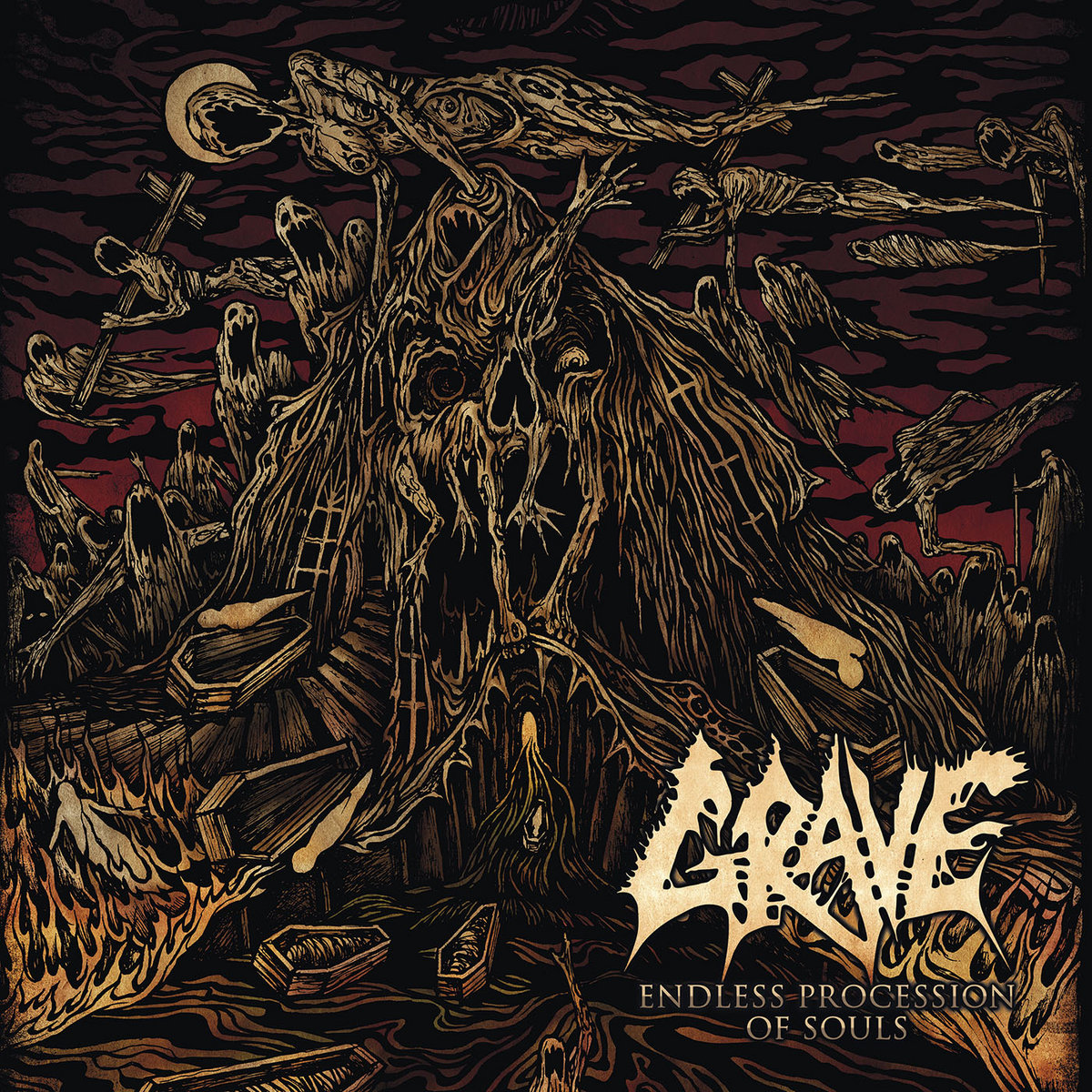 grave – endless procession of souls