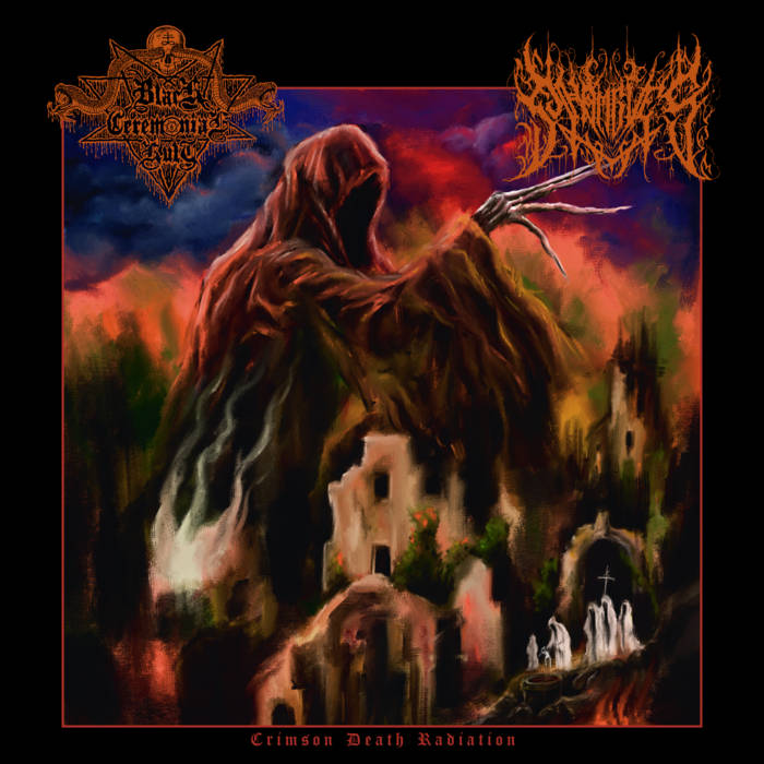 black ceremonial kult / shambles – crimson death radiation [split]